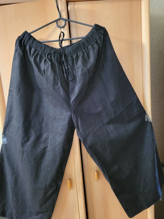 Штани великого розміру,натуральний льон