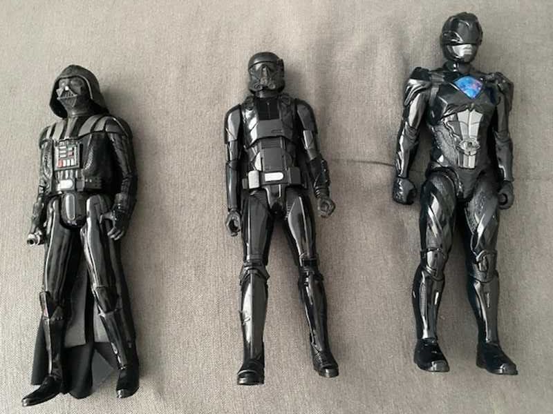 Lote de 14 bonecos Super Herois com 30 cm