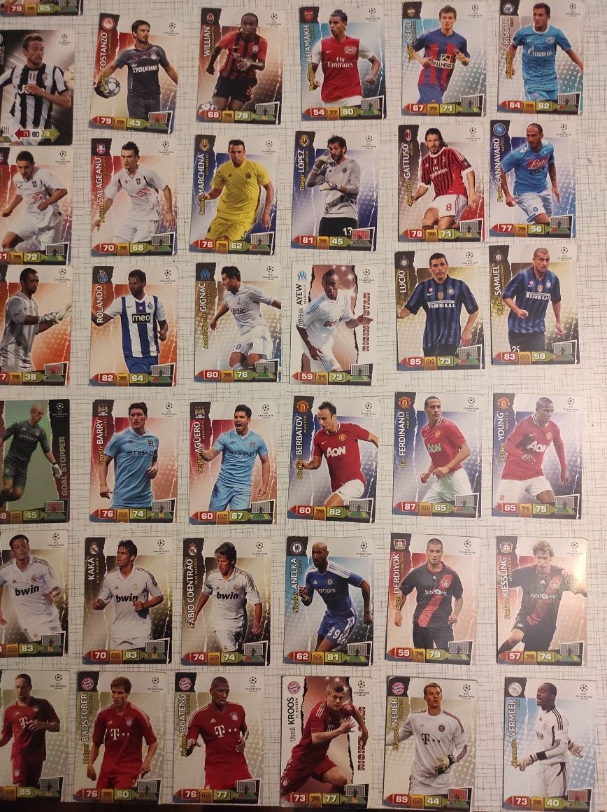 Karty Adrenalyn Panini UEFA champions league 2011/12