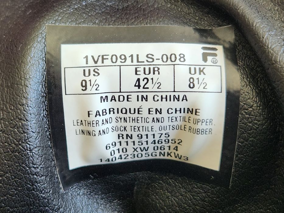 Новые кроссовки мужские FILA высокие размер 42,5