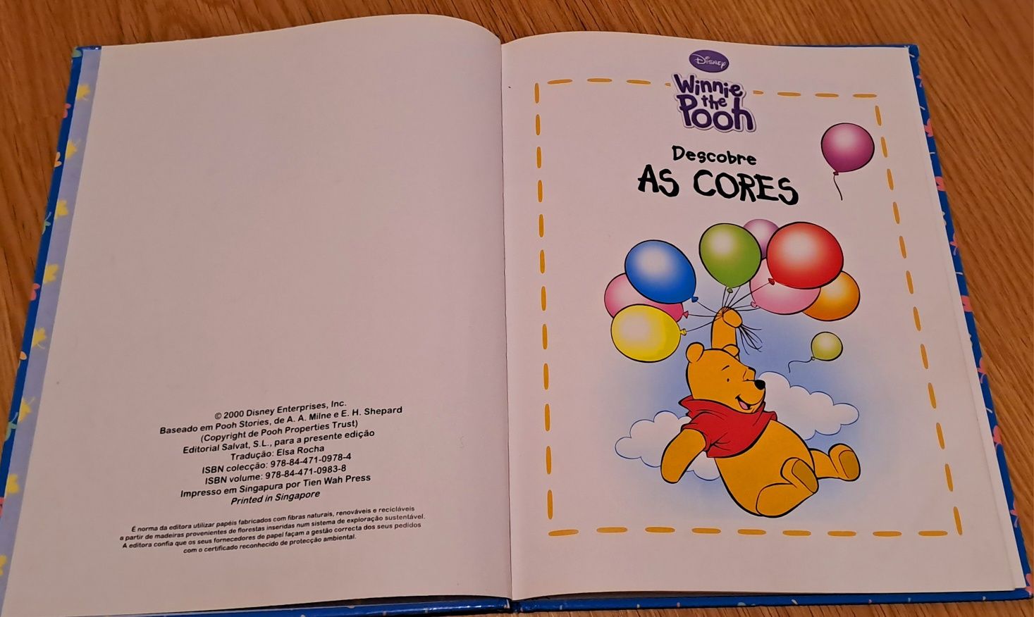 Livro: Winnie the pooh: descobre as cores