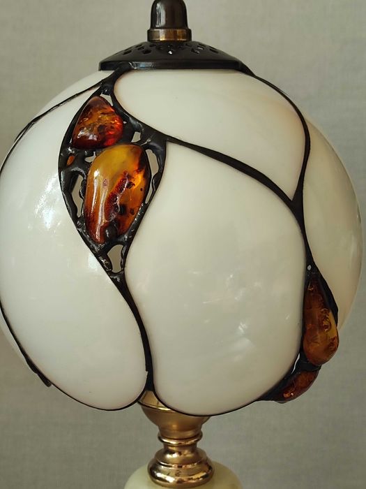 Lampa bursztyn nocna