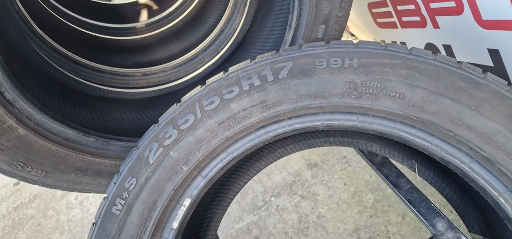 Зима 235/55/R17 6.5 мм Continental 4шт Колеса Резина Шини Склад