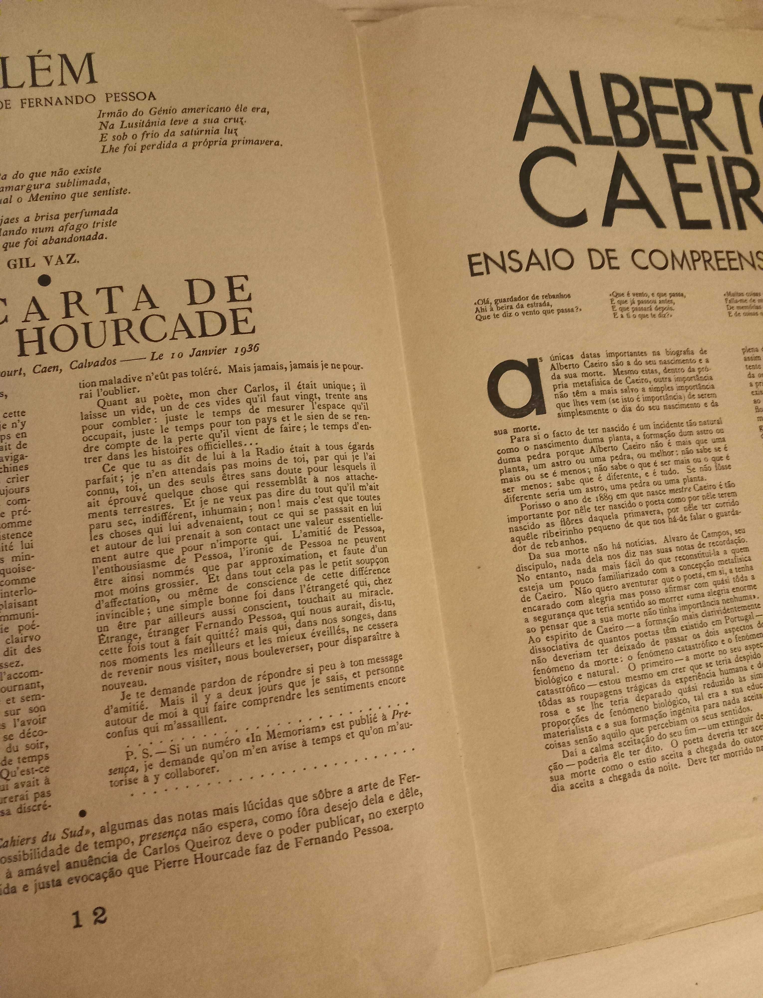 Presença - Número consagrado a Fernando Pessoa