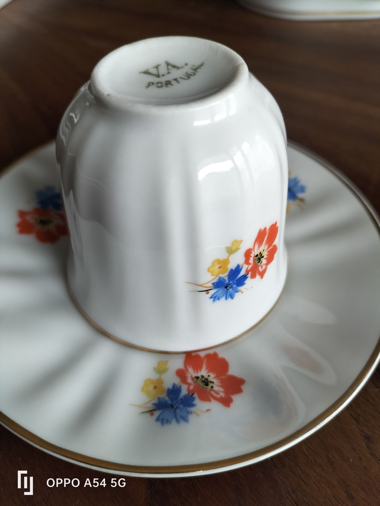 Serviço cafe porcelana Vista Alegre muito antigo