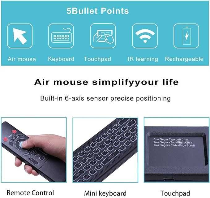 Mysz pilot touchpad cyrylica