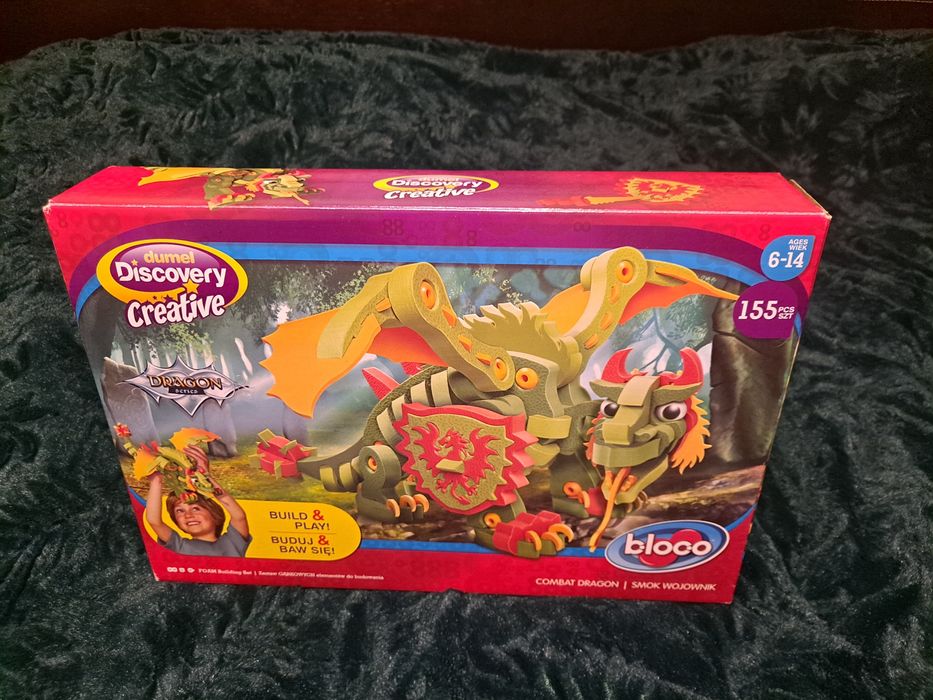 Klocki Puzzle piankowe Combat Dragon Smok Wojownik Bloco Dumel