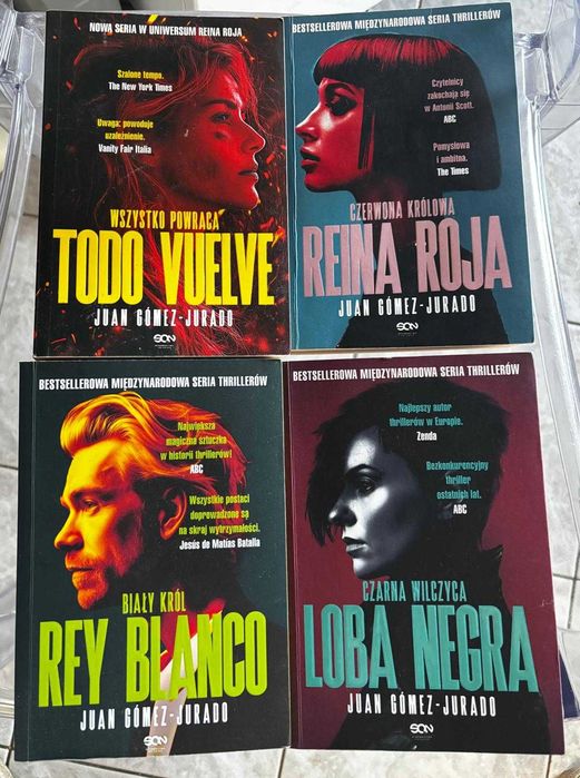 Juan Gomez Jurado 4 ksiązki z serii jak nowe thrillery