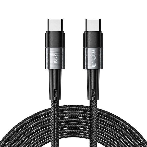 Kabel Tech-Protect UltraBoost USB-C / USB-C PD 100W 5A 3m - szary
