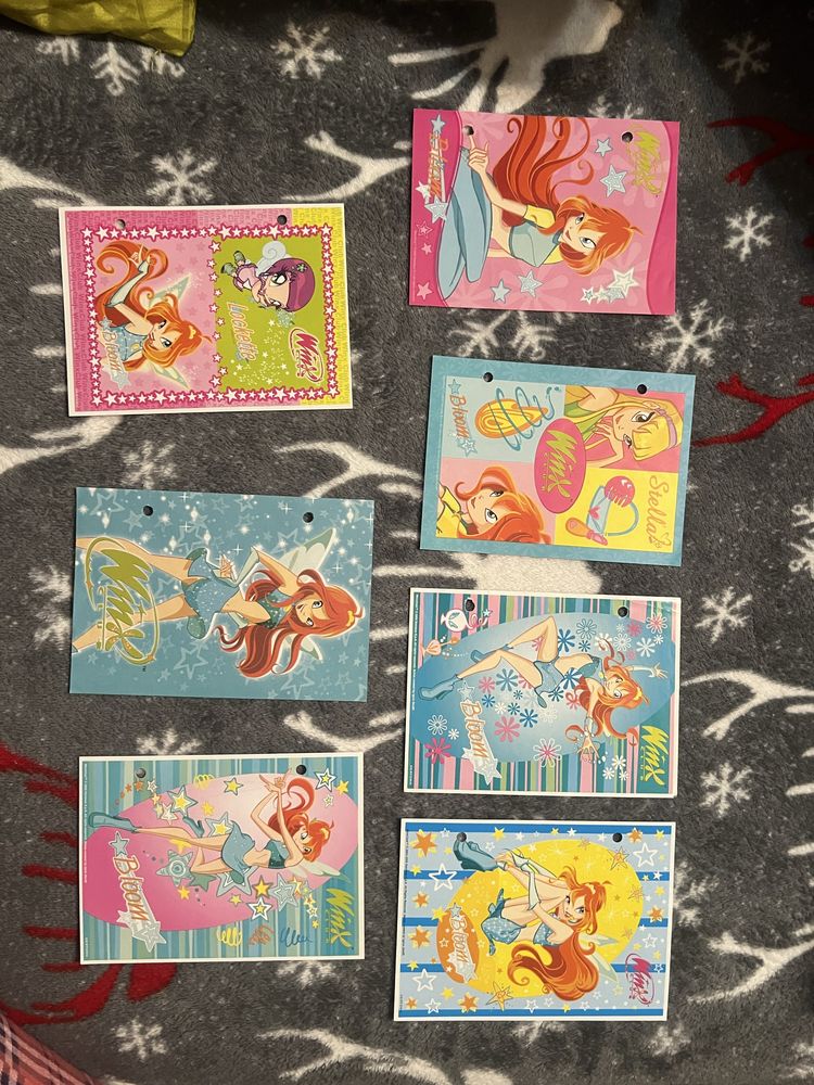 Karteczki kolekcjonerskie winx bloom