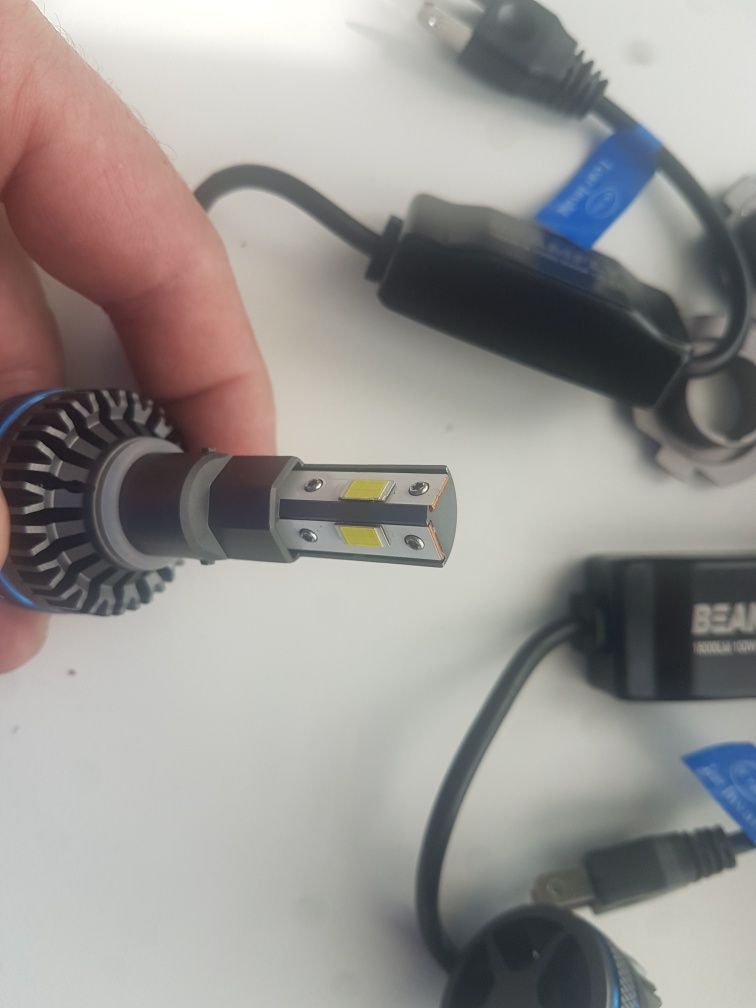 Do kolekcji - projektory BEAMFLY - led - ringi h7 - nowe - mocne