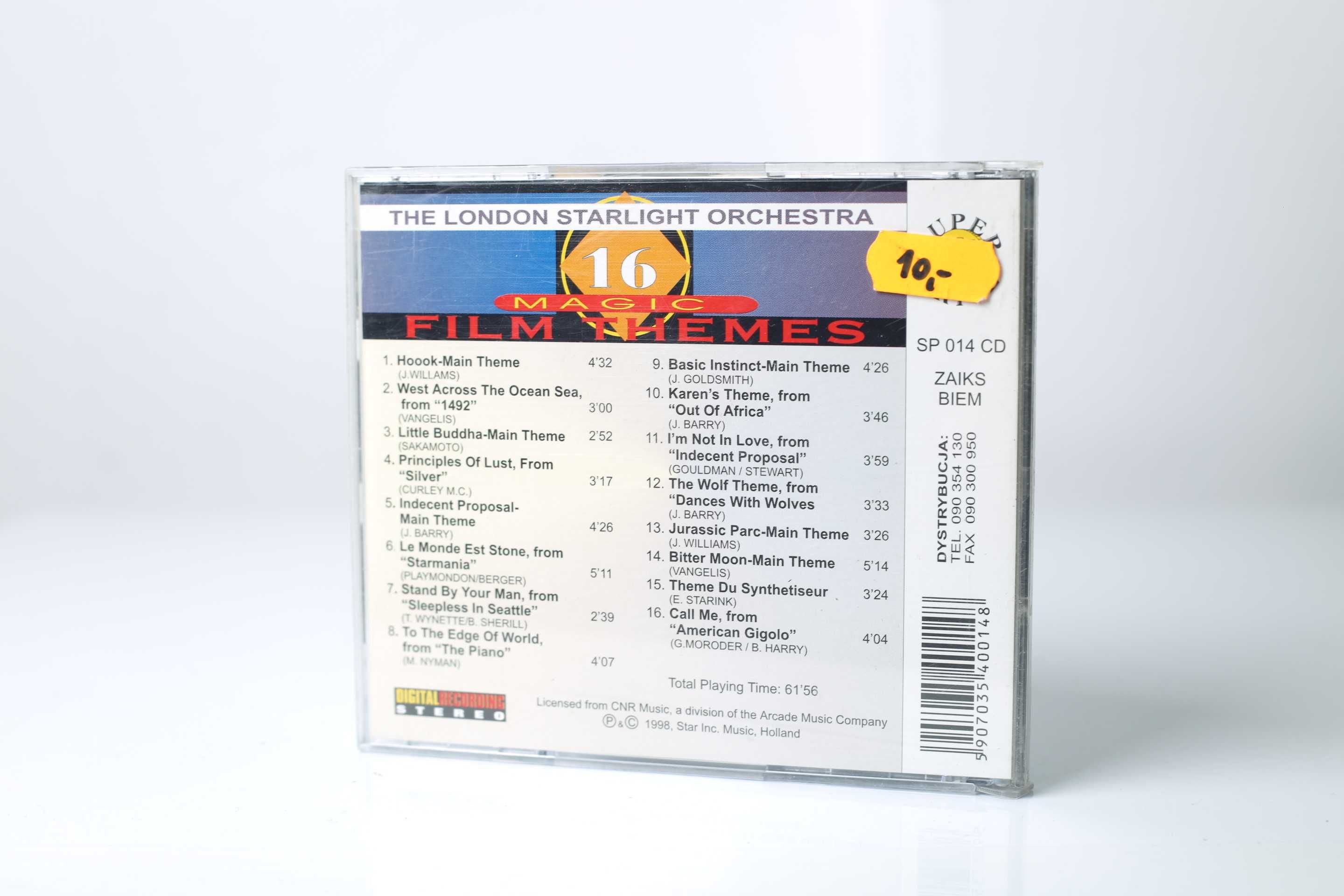 (C) CD 16 Magic Film Themes Nagi Instynkt Park Jurajski