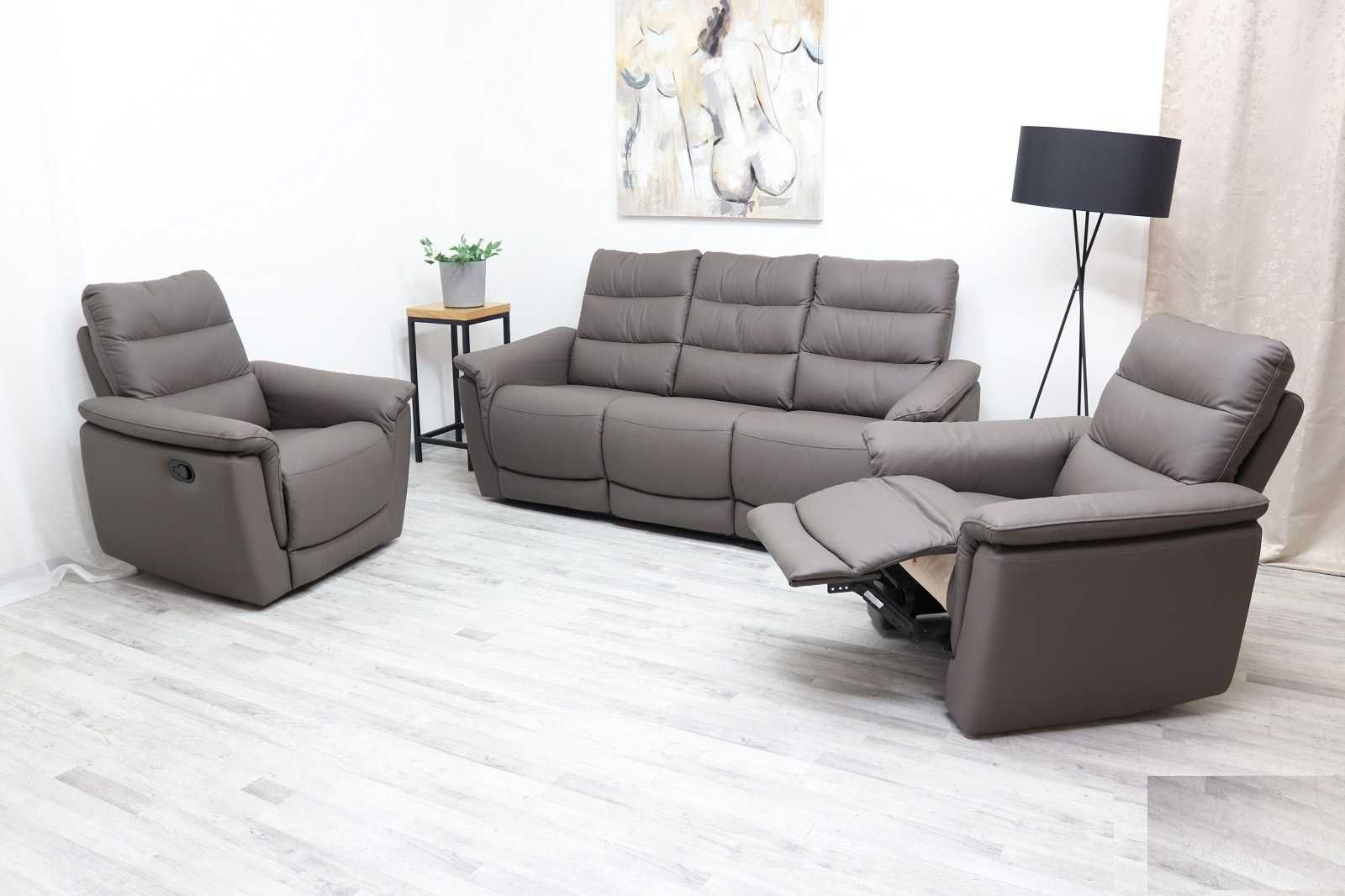 Komplet wypoczynkowy ALEX 311 - Skóra naturalna! RABAT do -25%
