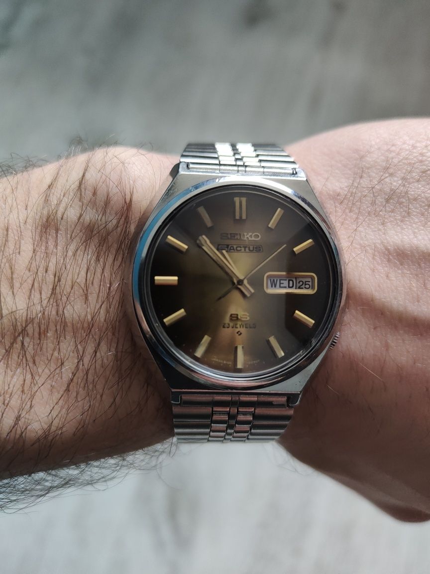 Seiko 5 Actus 6106 złoty 2