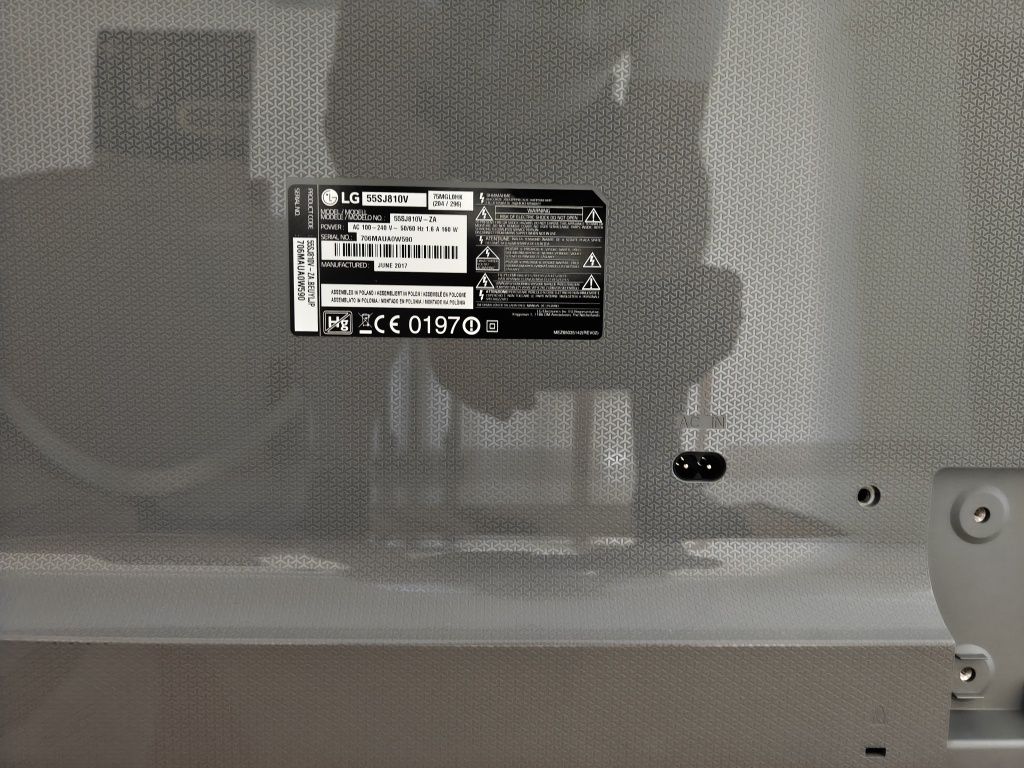TV 55 pol 4k. LG 55SJ810V