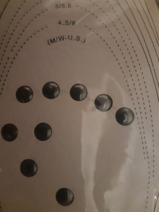 Par de palmilhas magnética