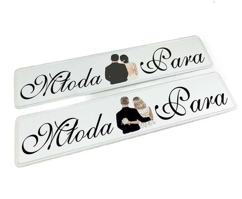 Tablica rejestracyjna ŚLUBNA| Zakochana Para