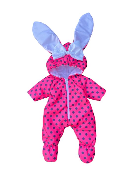 Одяг для ляльки пупса Беби Борн комбінезон зайчик кігурумі