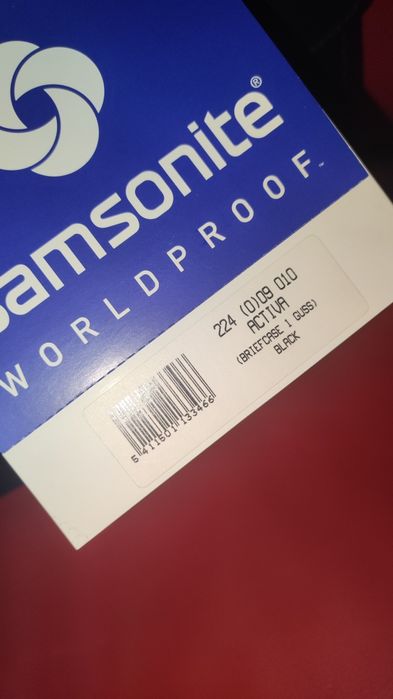 Teczka skóra 100% Samsonite Activa Nowa z metką 60% taniej