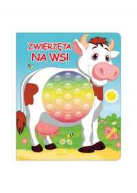 Zwierzęta na wsi. Książeczka sensoryczna - praca zbiorowa