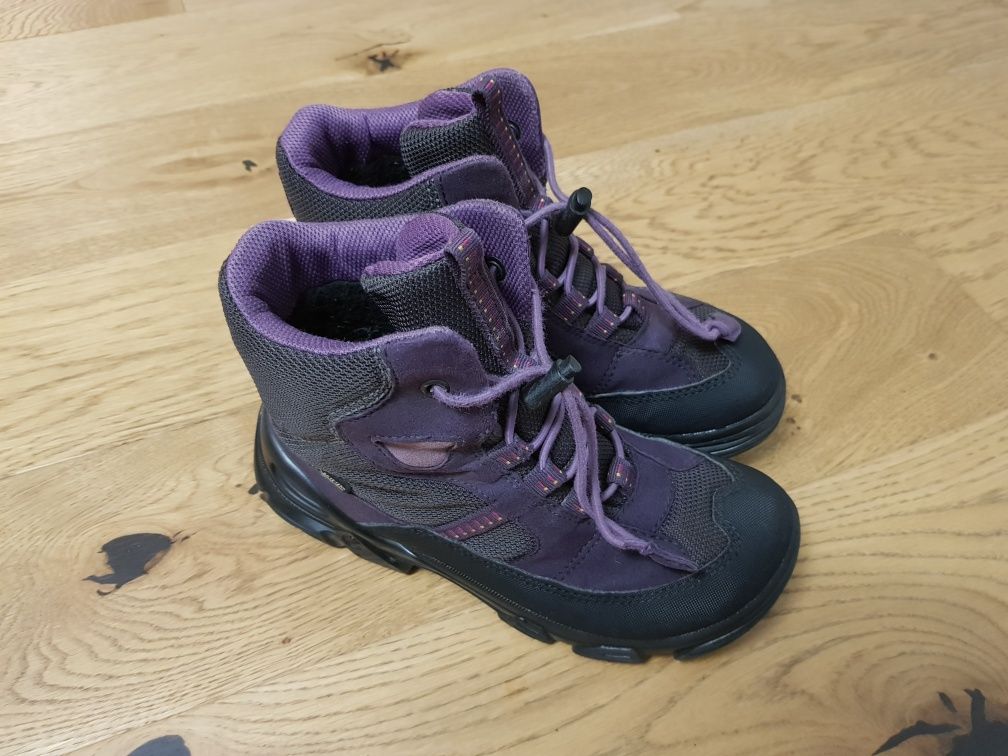 ECCO Speedlace Buty zimowe 32 wkł. 21 cm Śniegowce Gore-Tex Skóra