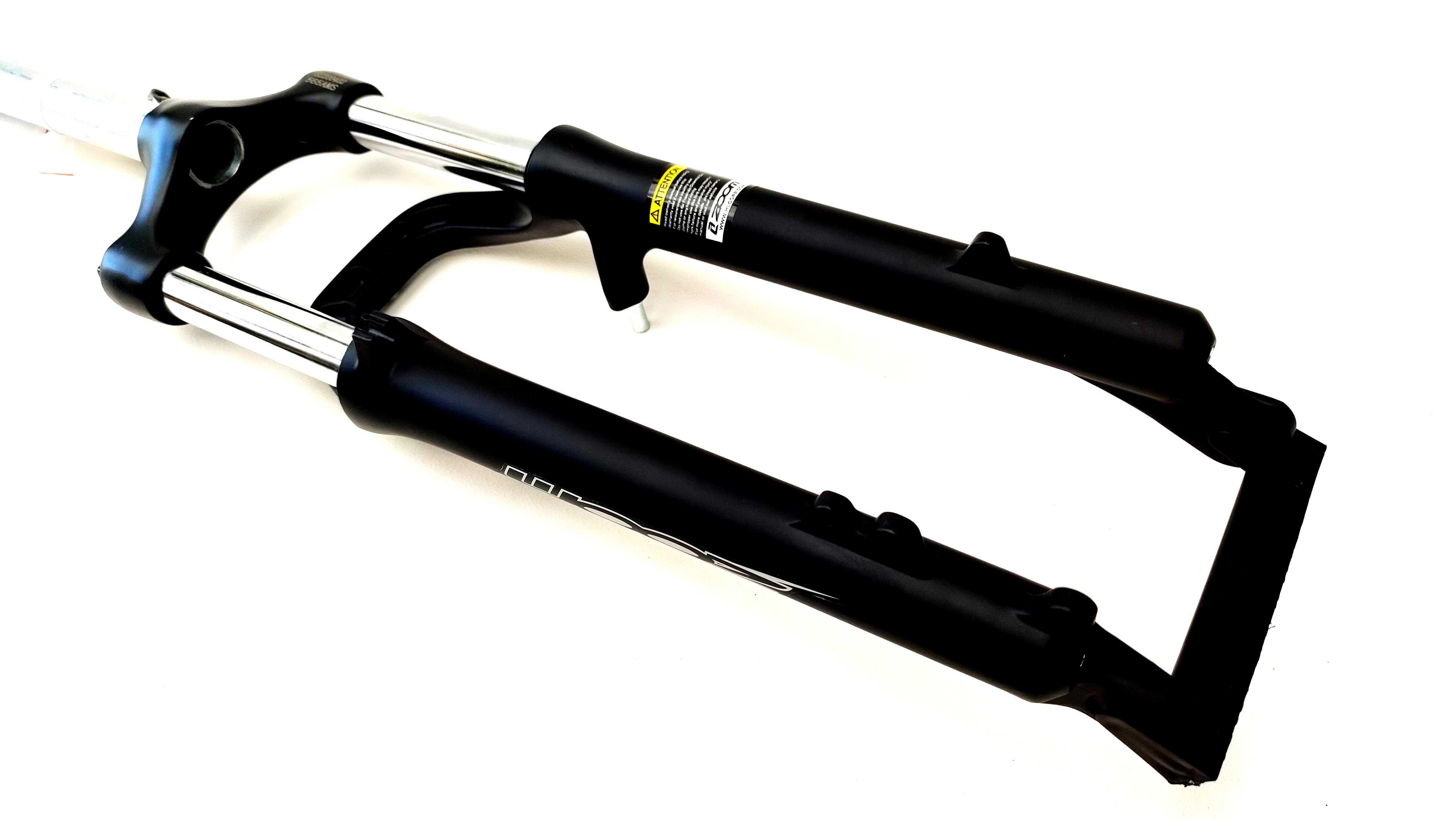 NOWY Amortyzator MTB Trekking 26'' ZOOM Długa Rura 1 i 1/8''