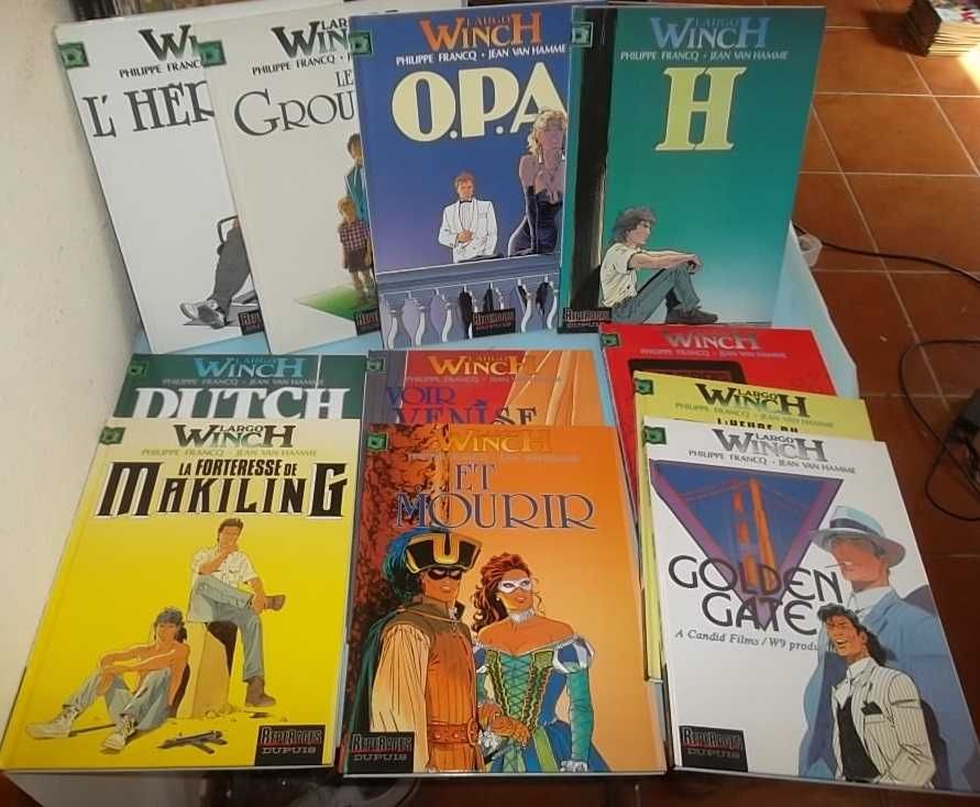 Coleção LARGO WINCH em francês - 11 volumes