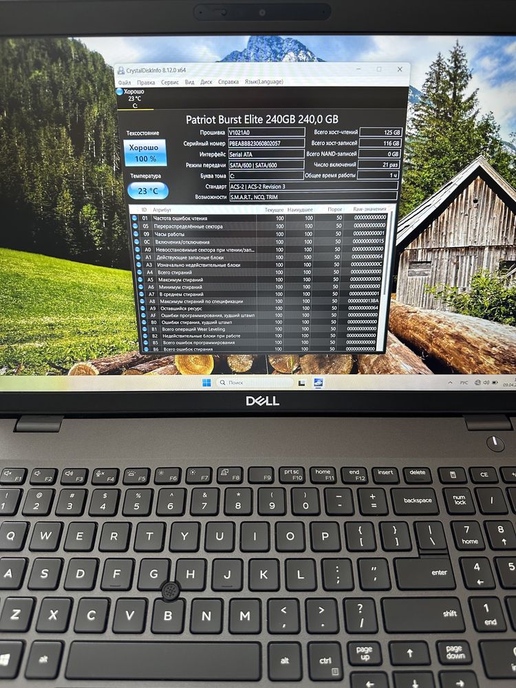 Dell Latitude 5500 FHD /I5-8365U/Ram 8GB DDR4/ 256GB SSD/ Batt.21%