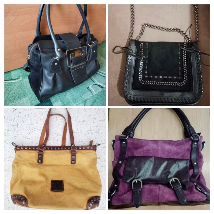 Сумка женская, 8 шт на металлической цепочке шопер, бананка, рюкзак