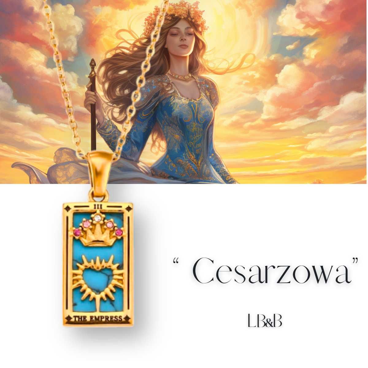 Naszyjnik Tarot "Cesarzowa"