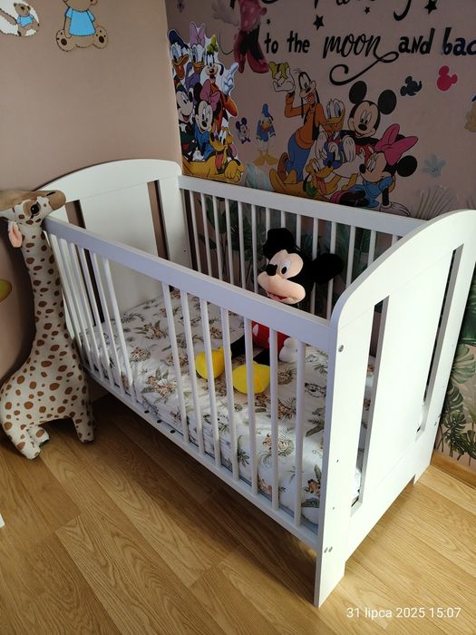 Sprzedam nowe łóżeczko Safari KLUPŚ materacyk hilding