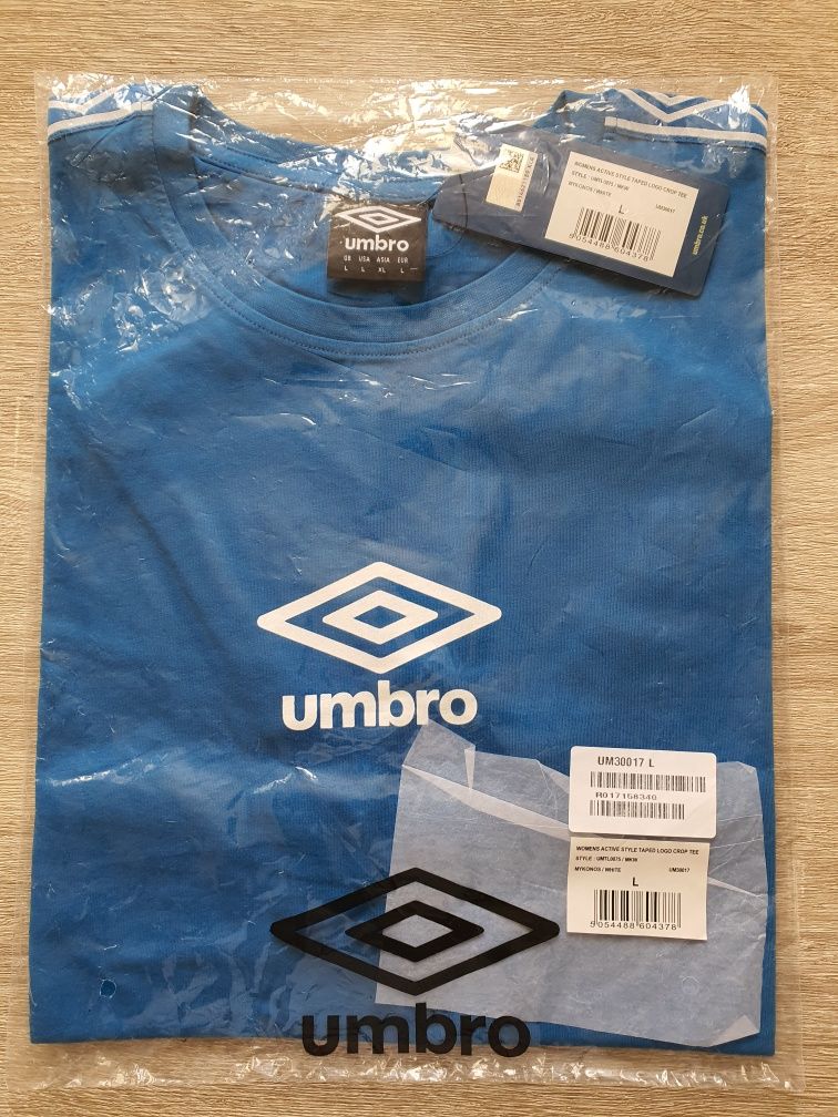 Koszulka T-shirt bawełniana oversize Umbro, damska, rozmiar L, nowa z