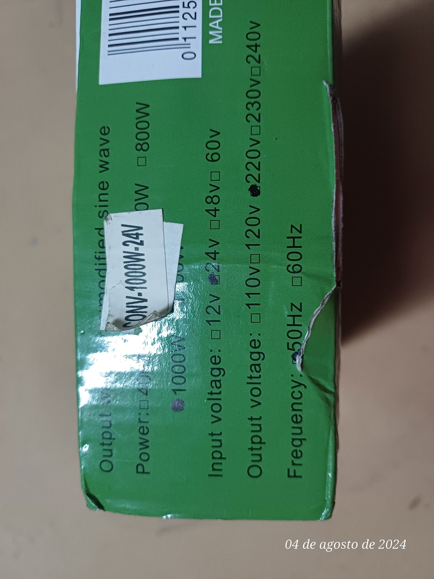 Inversor de corrente 1000w