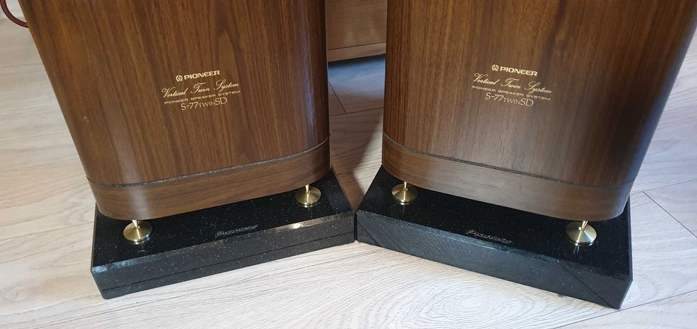 Audiofilskie hi-endowe kolumny Pioneer S-77twinSD Japonia 1989 Vintage