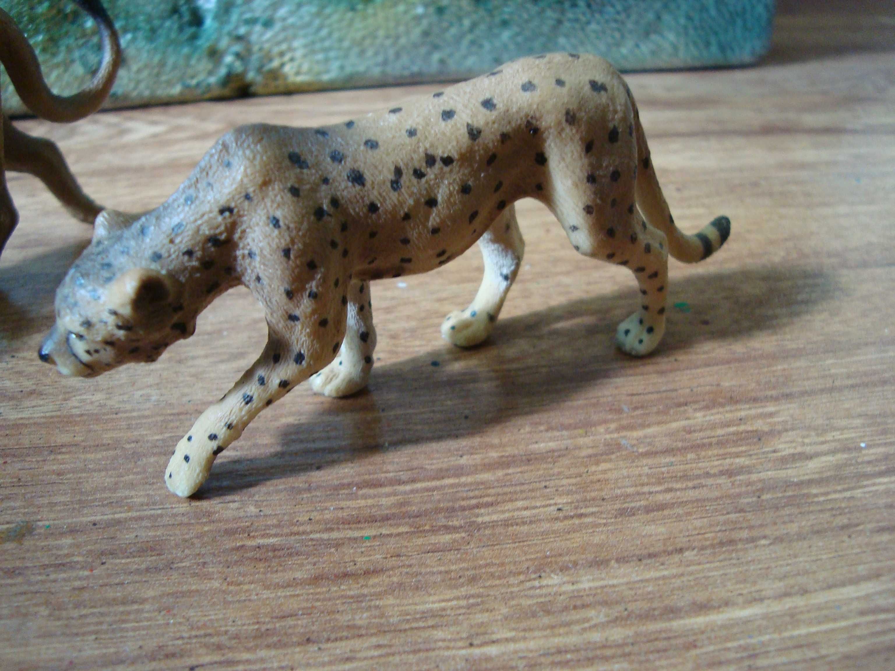 Zwierzęta Mojo Schleich Collecta Lew, Tygrys Gepard  figurki