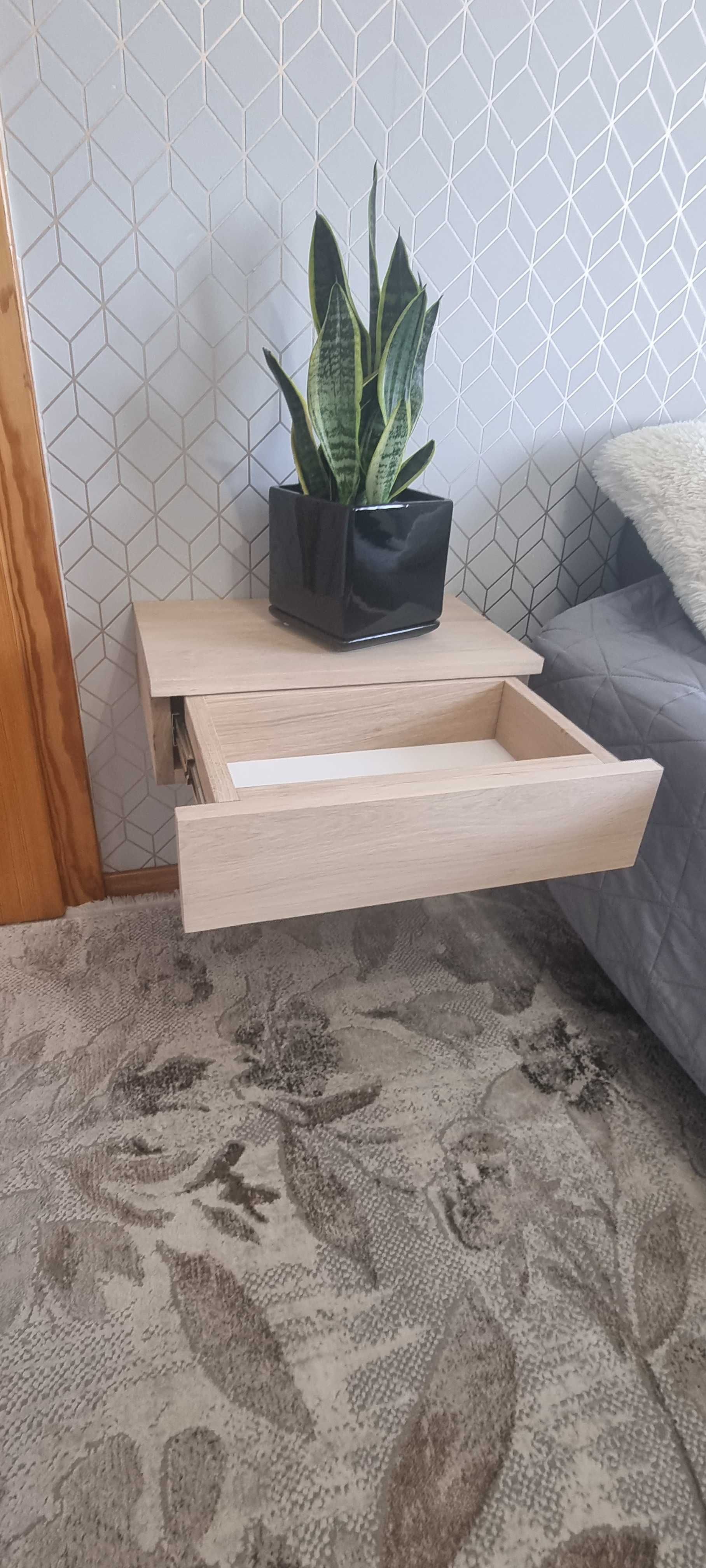 Konsola/szafka nocna z litego dębu