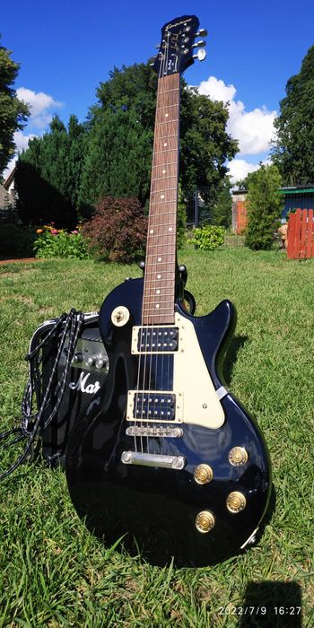 Epiphone Les Paul 100 EB + akcesoria