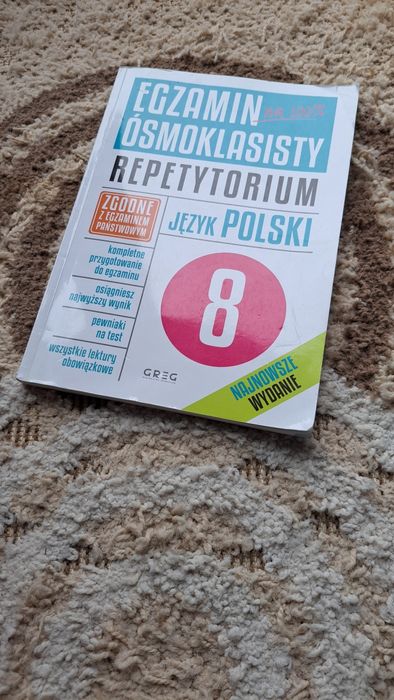 Repetytorium Ósmoklasisty Język Polski GREG
