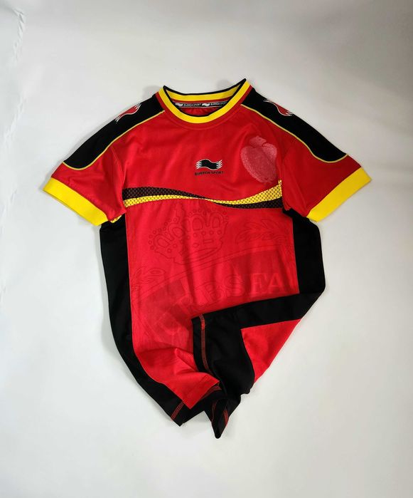Belgia 2012 Koszulka Piłkarska Domowa Czerwona Burrda Sportowa Męska S