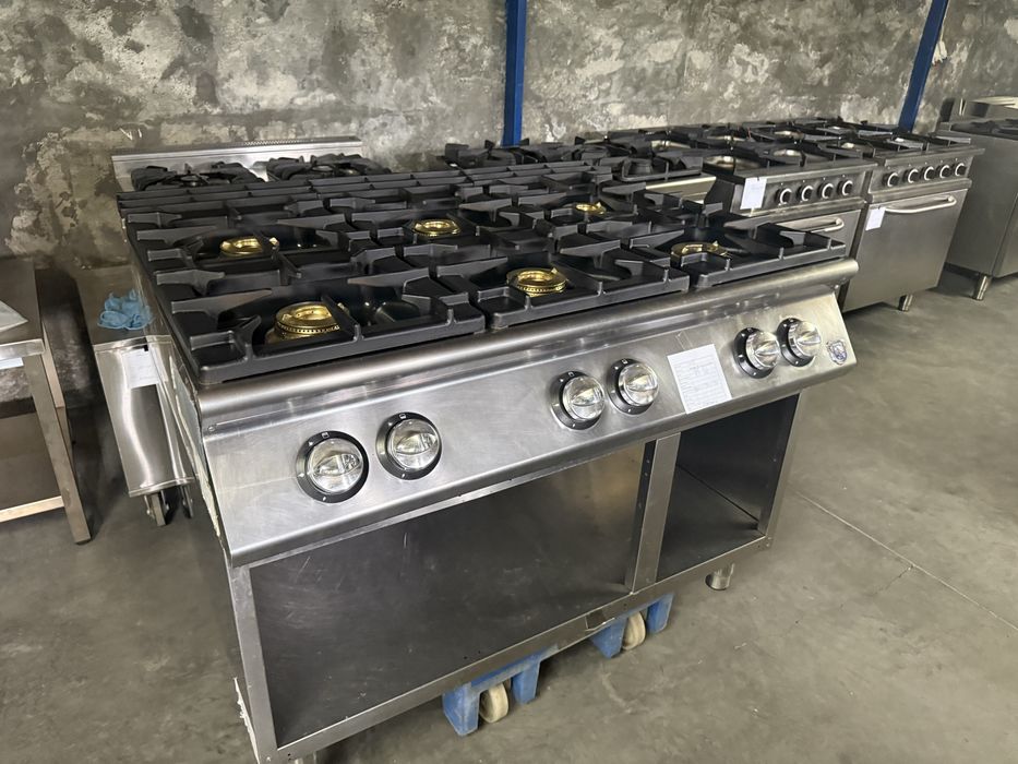 Fogão industrial Virtus  6 Queimadores a gaz botija