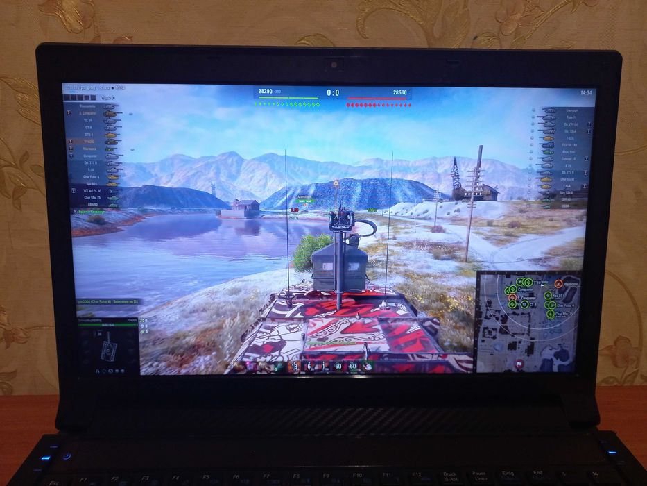 Игровой Видео GTX 1060  (6 ГБ)  Intel Core i7 / 16 RAM/ Clevo P150