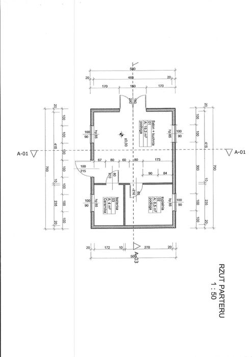 Domek z antresolą 35 m2 Letniskowy lub Całoroczny,
