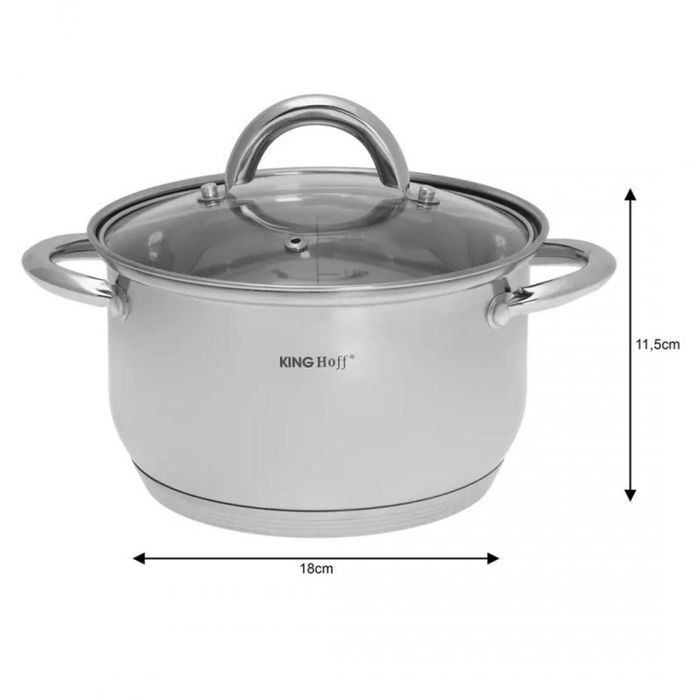 kinghoff zestaw garnków 6 elem. kh-4447