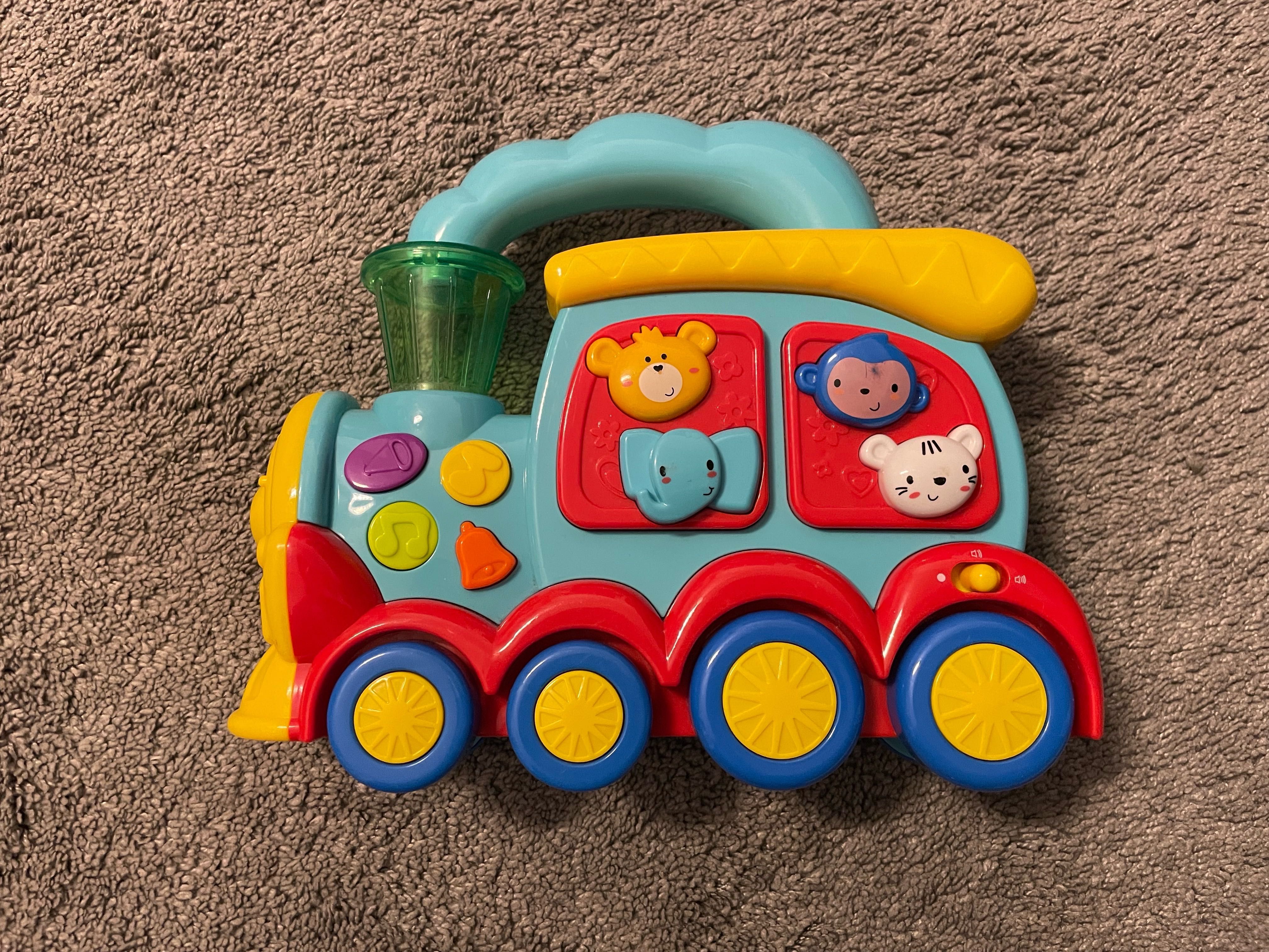 Muzyczna lokomotywa gra i świeci dla dzieci +6m