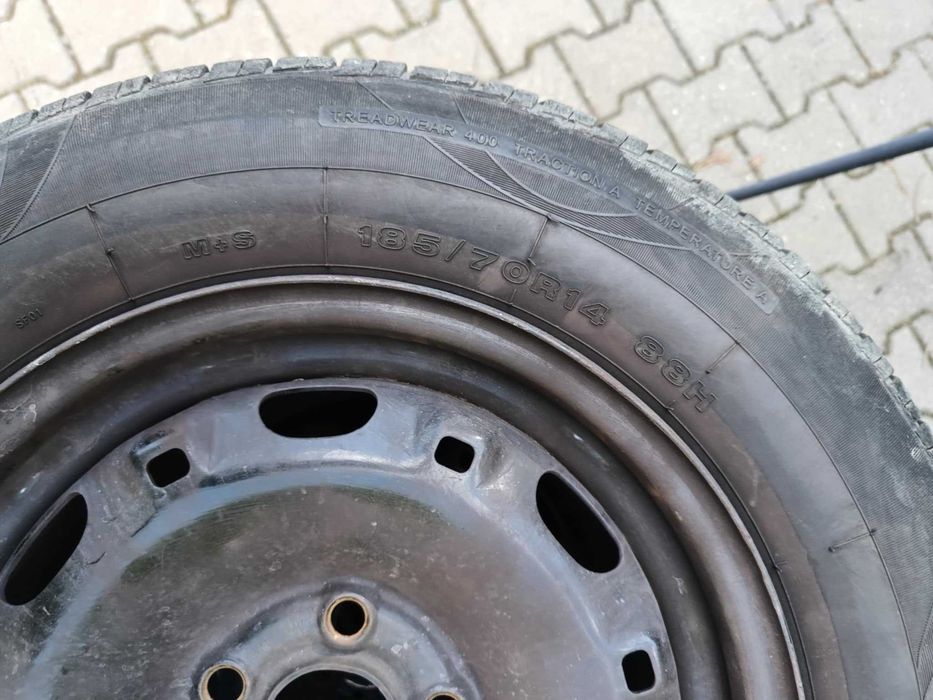 Opony z felgami VW Skoda 185/70 R14 , 4 sztuki