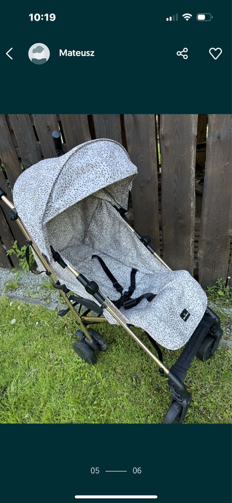 Wózek spacerowy Elodie Details 3.0 Stockholm Stroller „Dots Of Fauna