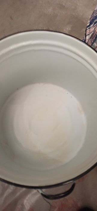 Емальований бак (виварка) 40-50 л з кришкою. Виробництво СРСР. Ідеальн