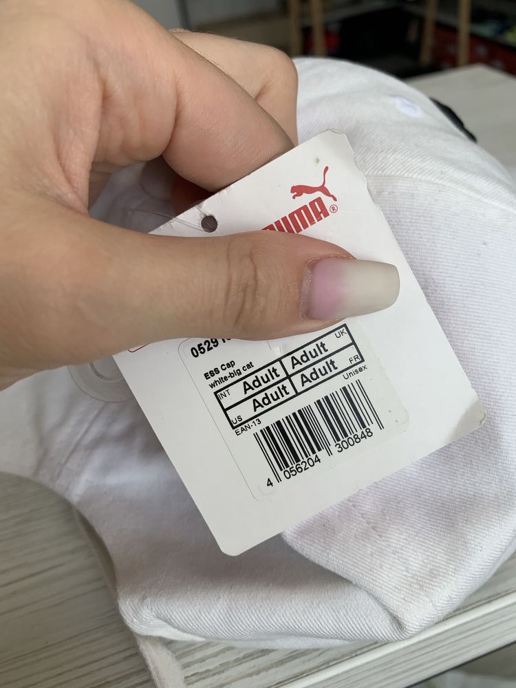 Бейс Puma кепка біла