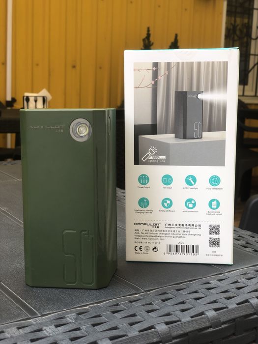 Power bank 50000. Быстрая зарядка 22.5W.