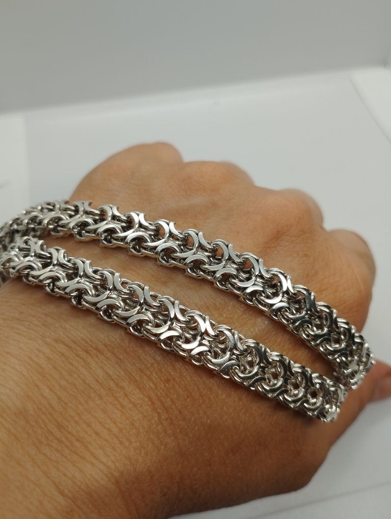 Серебряная крупная цепь 97.85 грамма 57 см